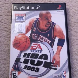 PlayStation 2 game NBA LIVE 2003